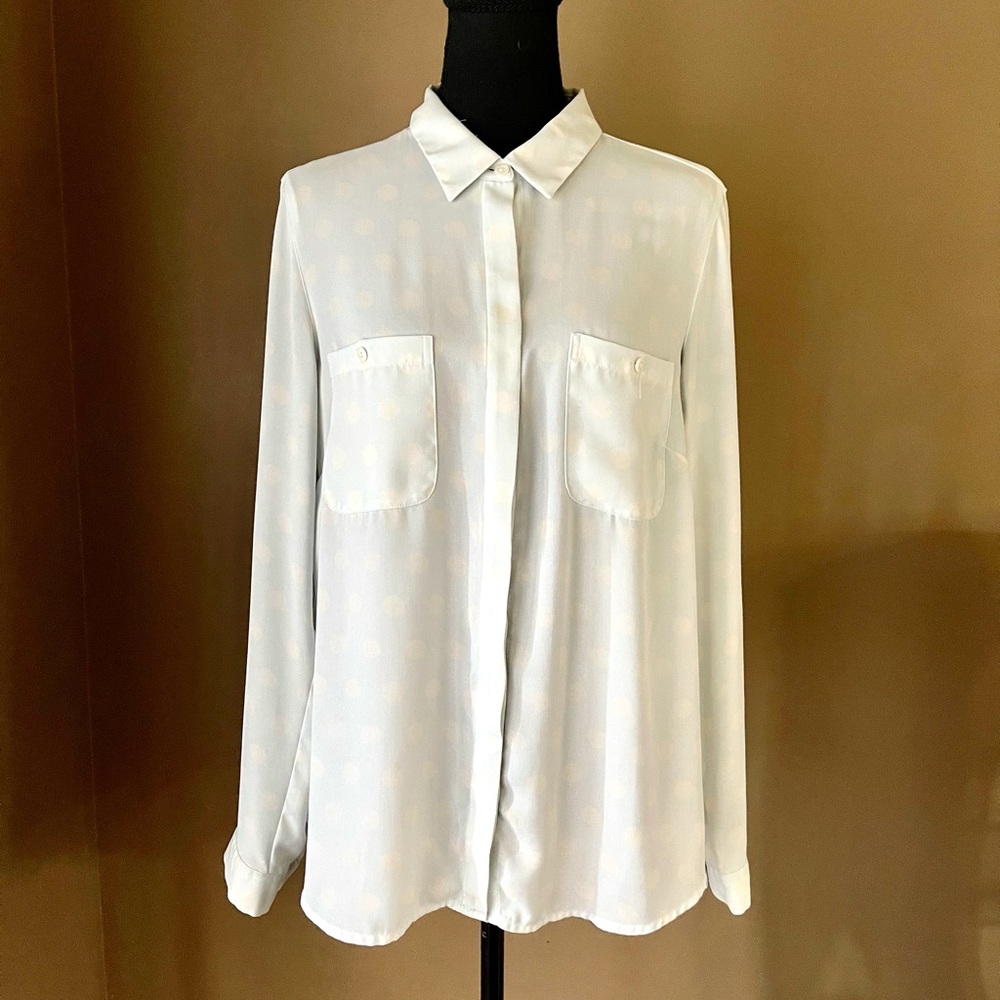 Loft Button Down Long Sleeves Blouse - image 1